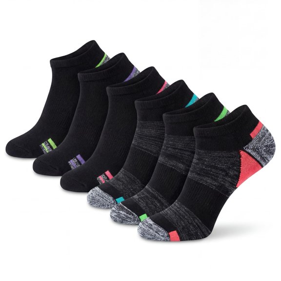 Tipi Toe Women's 6-Pairs Low Cut/No Show Athletic SPort Socks WS17-A