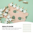 thumbnail image 2 of Miangastore 100pcs Wooden Picture Clips Photo Hanging Clips Star Shape Photo Holder, 2 of 9