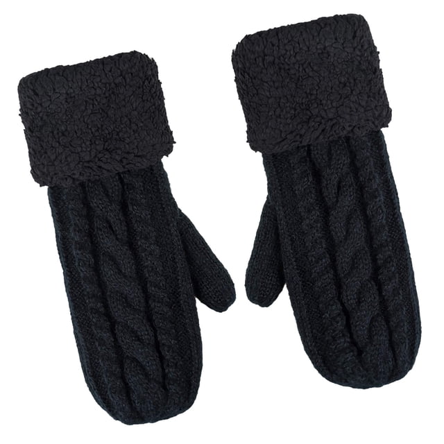 Winter Sports Knit Design Gloves For Cold Weather Comfort And Warmth