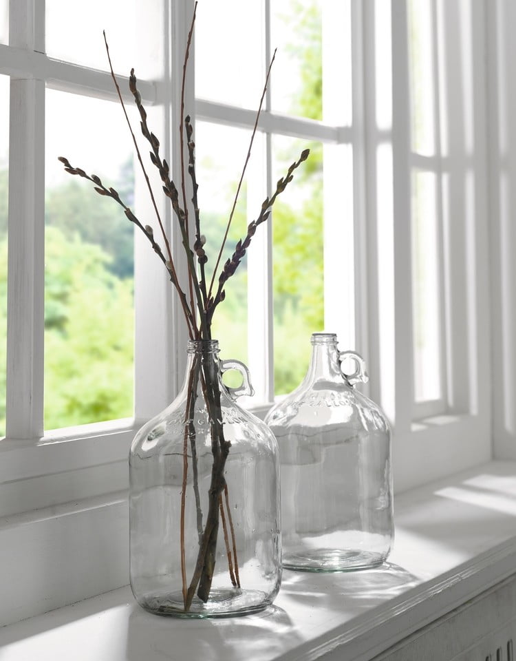 One Gallon Decorative Glass Jug Vase Bottle With Handle Com - Handled Glass Jug Vase One Gallon Decorative Glass Jug Vase Bottle With Handle Com - Handled Glass Jug Vase