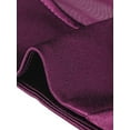 thumbnail image 5 of Satin Shrug for Women's Evening Dresses Mesh Formal Coverup Open Front Long Sleeve Cropped Bolero L Purple, 5 of 5