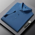 thumbnail image 4 of Men's Short Sleeve Casual Solid Stretch Polo Shirt, 4 of 11