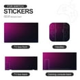thumbnail image 4 of POBUDS Switch Skin | Sticker Wrap Vinyl Decal | Set Compatible with Nintendo Switch ( Switch OLED Model, Dark Purple Vector Blur Pattern), 4 of 5