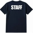 thumbnail image 2 of BILLIONHATS 6-Pack Navy Staff T-Shirt Size 3XL – Cotton Blend Printed in USA for Work or Events, 2 of 2