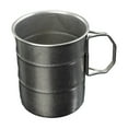 thumbnail image 2 of Taza de acero inoxidable para camping, bebida, agua, picnic, barbacoa, café Mango plegable de 500 ml., 2 of 9