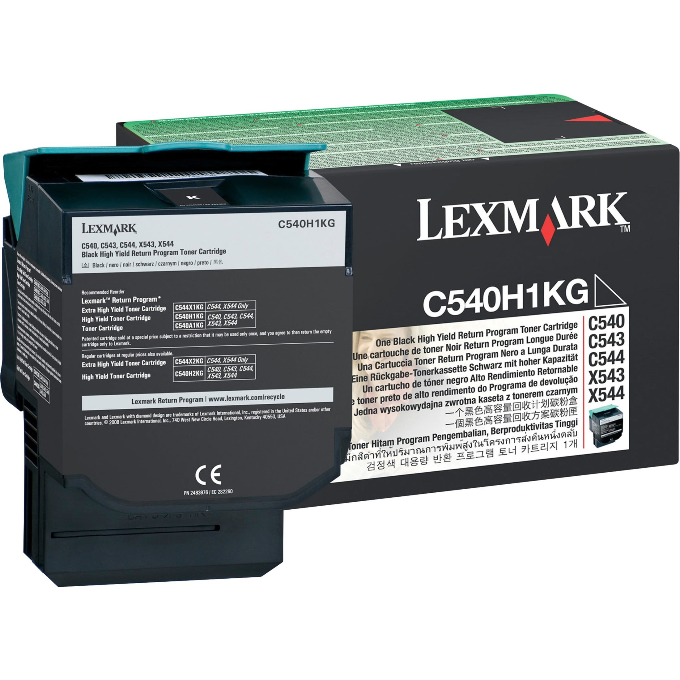 Refill Chip MAGENTA für Lexmark X-544-DW X-544-DTN X-548-DE C-544-N C-544-DW 