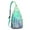 Greenish-blue-1, variant on Watercolor Fish Sling Backpack – Boho Ocean Marine Life Crossbody Daypack with Tropical Coral & Nautical Design, Lightweight Beach Travel Bag for Sea Lovers & Coastal Adventures