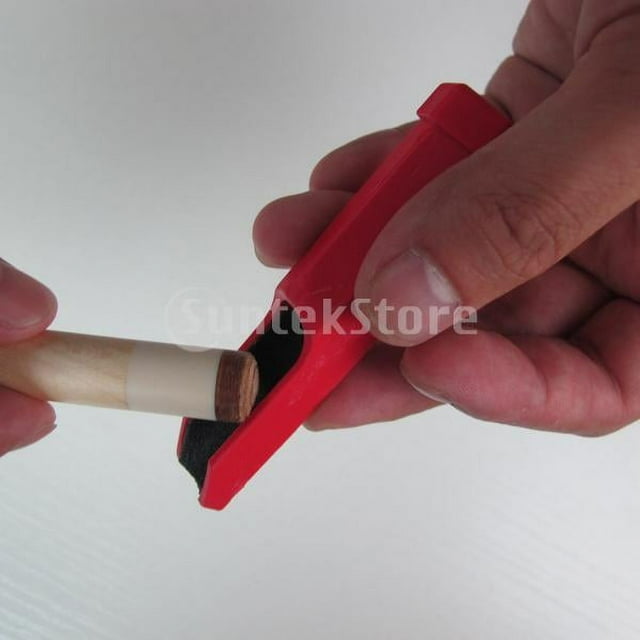 Snooker Tacos de Billar Kit de Reparación de Varilla de Molienda de dos cara Moldeador de Punta de material cuero