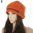 thumbnail image 4 of CDAR Women's Fashion Braided Autumn Winter Warm Baggy Beanie Knit Crochet Ski Hat Cap, 4 of 7