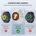 thumbnail image 2 of [3Pack] ZUKKASHAN Case Compatible with Samsung Galaxy Watch 7 44mm, Soft TPU Bumper Cases with Screen Protector, Shockproof Full Coverage Protective Cover for Samsung Watch7, 2 of 5