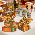 thumbnail image 4 of geerera Thanksgiving Tableware Set for Party, Disposable Tableware Set, 10 Of Each 9" Dinner Plate, 7" Dessert Plate, Cups, Cutlery & 20 Napkins Plastic Dinnerware Party, 4 of 7