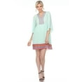 thumbnail image 2 of White Mark Women's Embroidered Tunic Dress, 2 of 6
