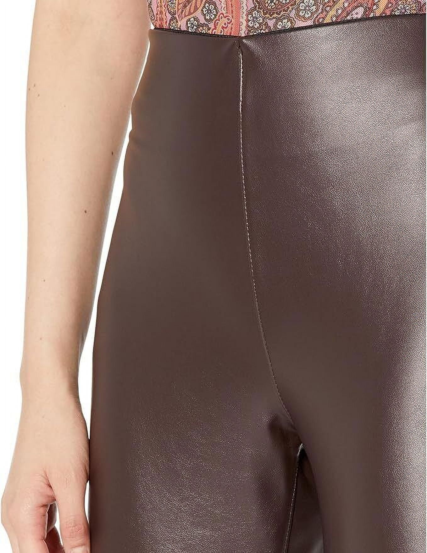 Pantalon Femme Vince Camuto En Faux Cuir Skinny - Taille XXL, Couleur Expresso Profond