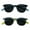 Black Blue,Grey Yellow, variant on LAMBBAA 2 Pack Kids Sunglasses Silicone Flexible Frame for Boys Girls, UV Protection(Yellow Grey,Black Blue)