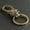C, variant on Solid Brass Skull KeyChain Keyring Split Ring Punk Key Fob-B