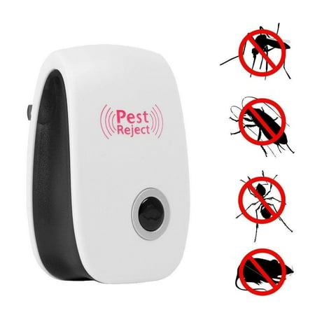 Ultrasonic Pest Repellent Electronic Control Plug In Pest Repeller for Insects & Rodents Repellent for Mosquito, Mouse, Cockroaches ,Rats,Bug, Spider, (Best Electronic Rat Repeller)