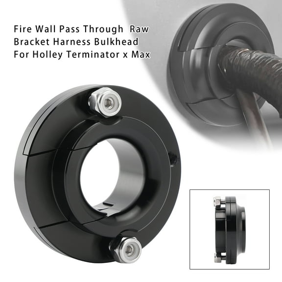 Fire Wall Pass Through Raw Bracket Harness Bulkhead For Holley Terminator x Max