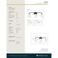 thumbnail image 4 of Millennium Lighting  Norah 3 Light Vanity Fixture 3 Light - Matte Black, 4 of 5