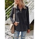 thumbnail image 5 of Qarigey Sudadera con capucha para mujer, suéter de Color sólido, sudadera de manga larga con cremallera, cuello sólido, Top holgado informal de otoño Prendas para la parte del cuerpo negro L Qarigey AP003716-13, 5 of 6