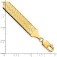 thumbnail image 3 of 10K Yellow Gold 10Mm Silky Herringbone Chain (Width 10) (Length 7) - Jbsp, 3 of 5
