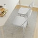 thumbnail image 3 of ChaoLink Juego de 2 sillas plegables, sillas plegables tapizadas en PU con marco metálico, soportan hasta 350 libras, sillas portátiles beige, 3 of 8