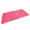 "4x8x2"" Gymnastics Gym Folding Exercise Aerobics Mats Stretching Yoga Mat Pink"
