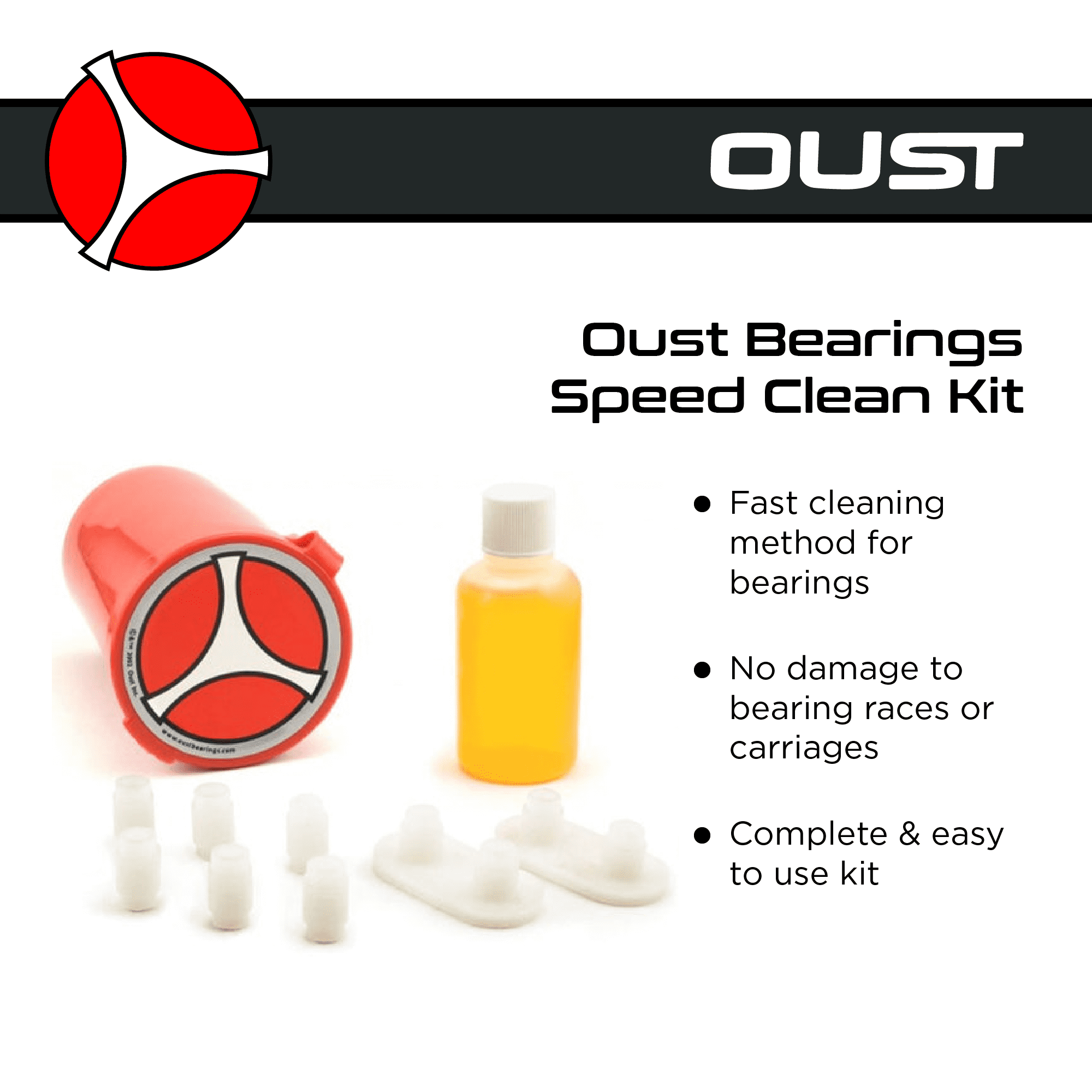 OUST BEARING SPEED KLEEN KIT TURQUOIS/AQUA LIMITED EDITION Authorized Dealer 