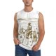 thumbnail image 1 of Balery Western Desert Cowboys Camisetas sin mangas para hombre, absorbe la humedad y protege contra el mal olor.-X-Large, 1 of 7