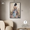 thumbnail image 6 of Dress in Spring Bloom Canvas Inspiring Women Protraits by Art Remedy, Black Frame, 24" x 36", 6 of 8