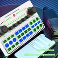 thumbnail image 3 of 6 modos RGB LED inalámbrico compatible con Bluetooth Mezclador de DJ externo Tarjeta de sonido en vivo WDOplteas  Para estrenar, 3 of 9