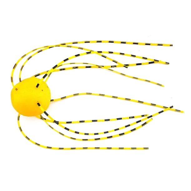 10PCS Pesca Ure Kit esférica en forma de PVC blando de pesca de hundimiento lento Ures flexibles para el siluro y la pesca de pesca de cuatro colores