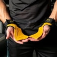 thumbnail image 4 of Guantes Levantamiento Pesas 1 Par Pastillas para El Entrenamiento La Piel Vaca, 4 of 9