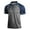Blue, variant on Men's Short Sleeve Polo Shirt with Button Closure Raglan Sleeve Design Lightweight Breathable Fabric Athletic Top Gray XL