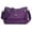 Purple, variant on LAVA Womens Crossbody Bag Waterproof Nylon Shoulder Messenger Bag Casual Multi-Pockets Purse Handbag Black