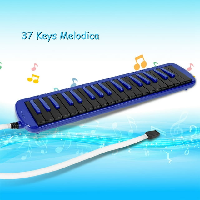 Melodica - Small and Portable, Ergonomic Design, 37 Key Wind Instrument with Built In Keyboard, Ideal for Beginners and Melodica Lovers