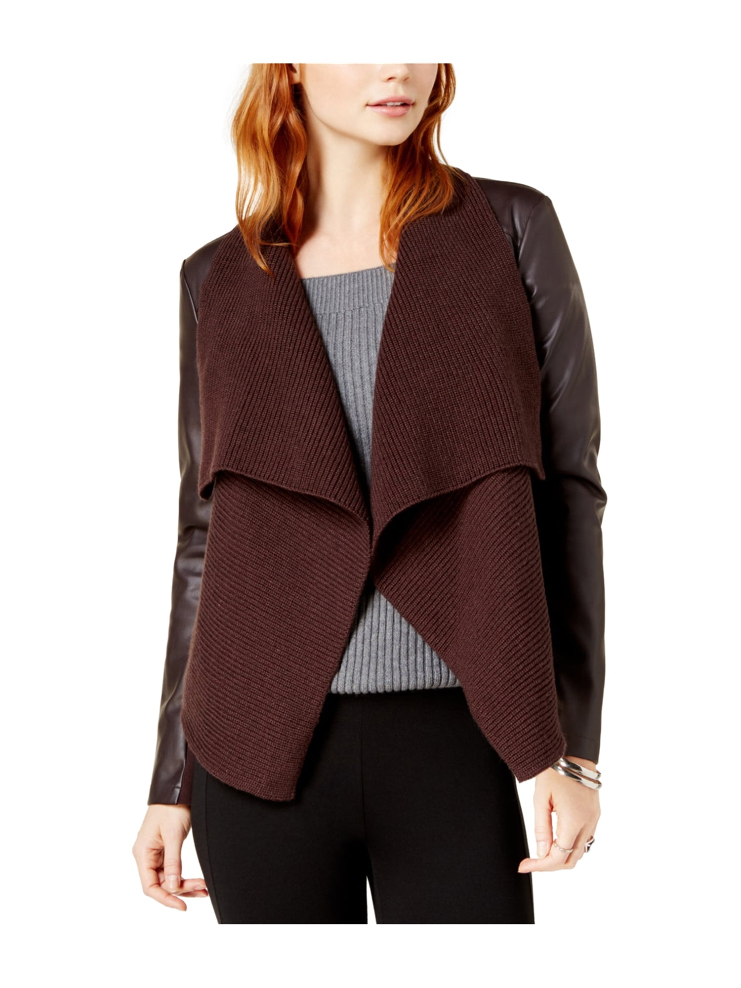 bar iii faux leather jacket