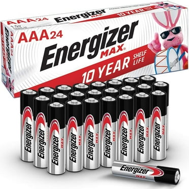 Energizer Max Alkaline AAA Batteries, 24 Count