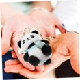 thumbnail image 5 of Household Pendant, Ongmies Cute Panda Keychain | Panda Keyring | Panda Shaped Keychain | Cute Plush Panda Keyring Cute Plush Panda Key Chain, Hangs, Panda Pendant*1, 5 of 8