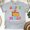 Sport Grey, variant on Women's Funny Math Graphic Tee, Happy Pi Day Shirt with Pie Slice Design, White, Size S