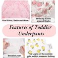 thumbnail image 4 of Funda para pañales - Baby Bloomers Adorable funda para pañales para ropa interior de niñas, pantalones cortos de algodón para bebés (5 piezas, 0-1 años, color aleatorio), 4 of 5