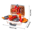 thumbnail image 4 of Daisyyozoid Wholesale Children's Simulation Kitchen Tableware Set Dressing Tools Supermarket Play House Handbag Toy, 4 of 9
