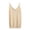 Yellow, variant on V-neck Shimmering Knit Tank Top Everyday Casual Solid-Color Women's Summer Fashion