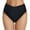 Glisme251-Black, variant on Glisme Swimsuits For Women Swimwear Bottoms High Waisted Bikini Bottoms High Cut Full Coverage Swim Bottom White Bathing Suits For Beach
