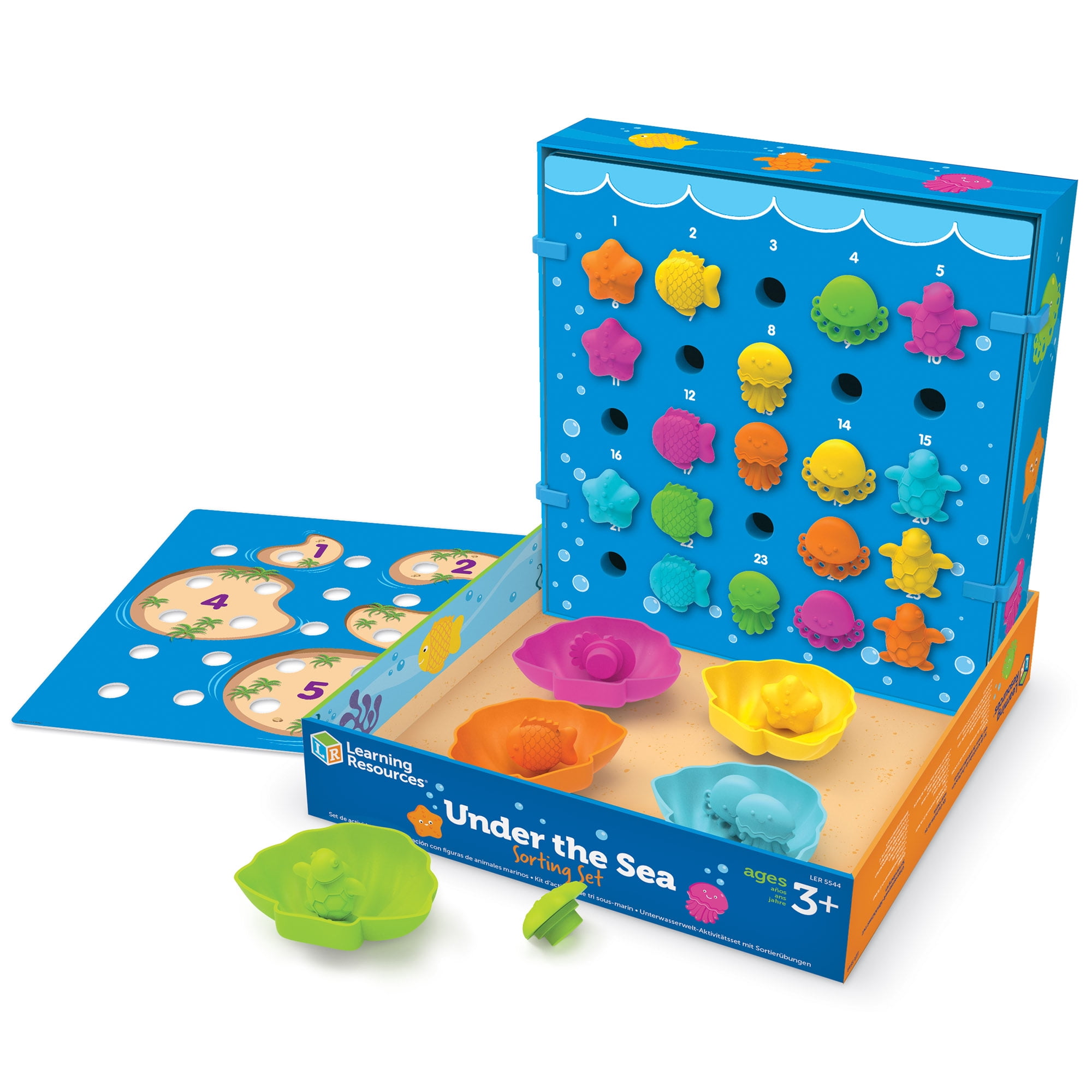 Learning Resources Under the Sea Sorting Set , Sorting Toys for Kids, Ages 3+