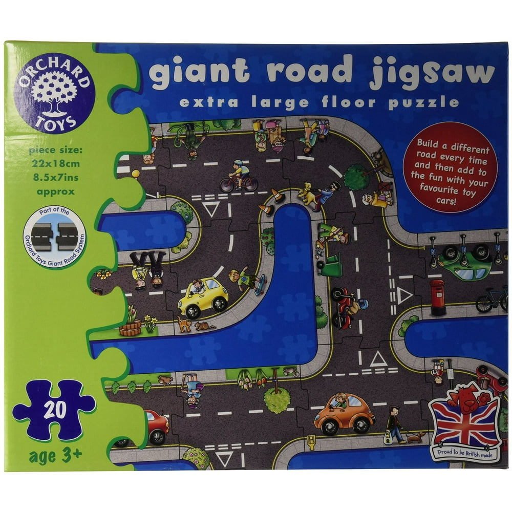 Giant Road Jigsaw Floor Puzzle (20 Piece) - Walmart.com - Walmart.com