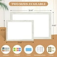 thumbnail image 5 of Dry Erase White Board, 36 x 24 in Magnetic Whiteboard White Vintage Wood Frame Wall-Mounted White Board Decorative Notice Board for Wall, Office, Home Decor Hanging Board with 8 Magnets 4 Markers, 5 of 10