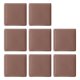 thumbnail image 1 of Almohadillas de silicona para muebles Baoblaze Reutilizables Antideslizantes Marrón Cuadrado 50mm, 1 of 8