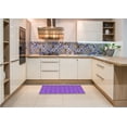thumbnail image 6 of Ahgly Company Machine Washable Indoor Round Transitional Purple Daffodil Purple Area Rugs, 7' Round, 6 of 7