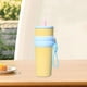 thumbnail image 1 of Botella de agua deportiva con aislamiento de 710 ml, fácil de usar, portátil, de acero inoxidable, para exteriores, coche, gimnasio, oficina, viajes. amarillo, 1 of 8