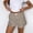 Coffee, variant on Vivianyo HD Shorts for Women Summer Clearance Spring And Summer Cute Comfortable Elastic Waist Women Bottom New Fashion Print Casual Short Pants
